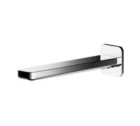 Contemporary Bathroom Square Wall Mounted Bath Spout, 50mm, Chrome