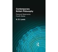 Contemporary British Philosophy: Personal Statements Fourth Series: 4