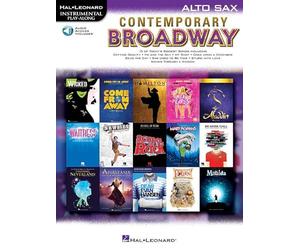 Contemporary Broadway: Instrumental Play-Along for Alto Sax