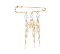 Contemporary Brooch Incorporating Elegant Tassels Sun Flower and Smiling Face for Trendy Look Enhancement Vintage Brooch