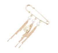 Contemporary Brooch Incorporating Elegant Tassels Sun Flower and Smiling Face for Trendy Look Enhancement Tassels Brooch
