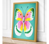 Contemporary Butterfly Modern Canvas Wall Art Print 30x20 Inch (76 x 51 cm)