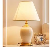 Contemporary Ceramics Table Lamp American Living Room Study Bedroom Bedside Desk Light Villa Hotel Engineering Creativity Desk Lamp (F)