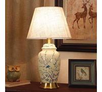 Contemporary Ceramics Table Lamp American Living Room Study Bedroom Bedside Desk Light Villa Hotel Engineering Creativity Desk Lamp (J)