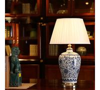 Contemporary Ceramics Table Lamp LED Luxury Art Living Room Villa Hotel Study Bedroom Bedside Desk Light (Style 27)