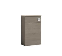 Contemporary Compact WC Toilet Unit 500mm - Solace Oak Balterley Brown One Size