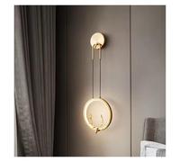 Contemporary Copper Wall Light LED 3 Colors d Sconce Lamp Creative Antlers Decor for Home Living Bed Room,Energy Conservation Wall Light (Warm Light)