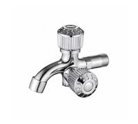 Contemporary Design Faucet for Kitchen Valve Washing Machine Easy Installation Inlet Size G1 2 Zinc Alloy Faucet(B)