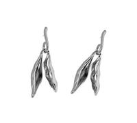 Contemporary Earrings Textured Tassels Detailing Silver Alloy Materials Day to Night Wear Accessory Modern Dangling Earrings