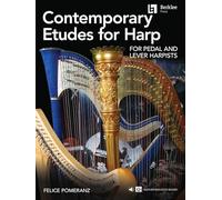 Contemporary Etudes for Harp for Pedal and Lever Harpists by Felice Pomeranz