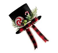 Contemporary Fabric Tree Toppers Star With Bowknot Detail For Christmas Party Home Commercial Decoration Holiday Decoration Tree Top Ornament
