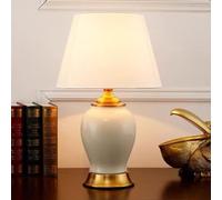 Contemporary Floral and Bird Ceramic Table Lamp for Living Room, Bedroom, Study, Villa, Hotel - Stylish Bedside Desk Lighting (Style 19)