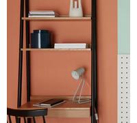 Contemporary Grey Desk Lamp - Adjustable And Stylish Metal Design With Herringbone Fabric Cable