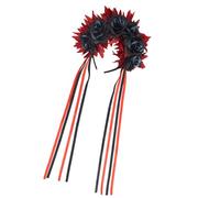 Contemporary Halloween Hairband With Soft Ribbon Detail Flower Headband Suitable For Costume Balls And Photo Props Halloween Chrysanthemum Ribbon Headbands