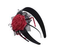 Contemporary Halloween Veil Soft Fabric Headpiece Fashion Hair Decoration For Long Event Costume Parties Gothic Party Headwear
