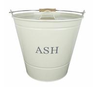Contemporary Heaven Cream Ash and Kindling Fireside Buckets (Ash Bucket Height: 30cm | Diameter: 32cm)