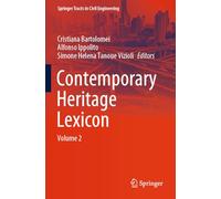Contemporary Heritage Lexicon: Volume 2 (Springer Tracts in Civil Engineering)