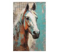 Contemporary Horse Vivid Jigsaw Puzzle for Adults, 1000 PCS