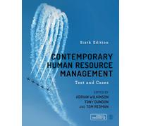 Contemporary Human Resource Management: Text and Cases