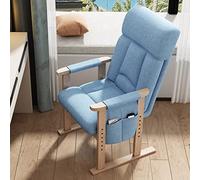 Contemporary Indoor Chaise Lounge - Upholstered Steel Frame Armchair with Side Pockets - Comfortable Adult Leisure Sofa for Living Room and Bedroom