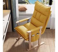Contemporary Indoor Lounge Chair - Padded Armchair with Steel Frame Cozy Recliner Sofa for Adults Features Side Pockets for Books & Accessories