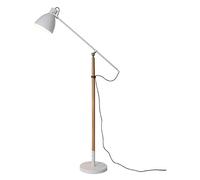 Contemporary Industrial Floor Lamp for Living Room & Bedroom, 61" Adjustable Reading Lamp with Arm, Stylish Indoor Pole Light for Home Décor