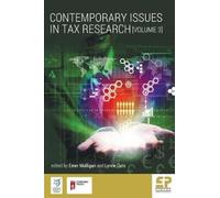 Contemporary Issues in Tax Research Volume 3 : 3