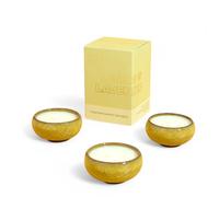 Contemporary Kiln Yellow Tea Lights - Lemon & Lavender