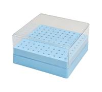 Contemporary Large Capacity Nails Tool Organized Box 100 Slots Clear Top Storage Case For Professional Manicurists