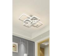 Contemporary LED Energy-efficient Light-adjusted Semi Flush Ceiling Light The hot sale White One Size