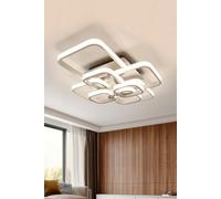 Contemporary LED Semi Flush Ceiling Light Living and Home Multi One Size