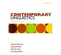 Contemporary Linguistics: An Introduction