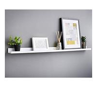 Contemporary Look Photo Shelf Picture Ledge Shelf Easy To Install 120cm - White