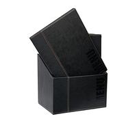 Contemporary Menu Holder Set - A4 Colour: Black. Pack quantity 20 with stand box.