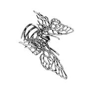 Contemporary Metal Hair Claw Secure Grip Hair Clip With Trendy Butterfly Shape Fashion Hair Accessory For Daily Styling