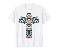 Contemporary Native American Totem Art Heritage Design T-Shirt