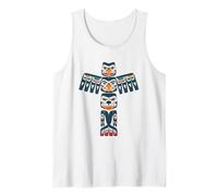 Contemporary Native American Totem Art Heritage Design Tank Top