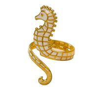 Contemporary Oil Seahorse Rings Showcasing, NMSR A8110 2