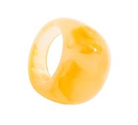 Contemporary Ombres Pattern Resin Rings Ergonomic Shape Artistic Accessory Comfortable Wear Rings for Fashion Looks Modern Geometric Resin Accessory
