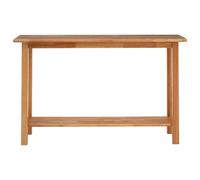 Contemporary Rectangular Console Table, Natural Wood Console Table, Modern Wood Hallway Console Table