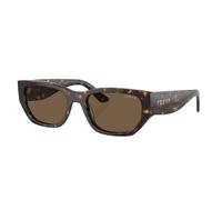 Contemporary Rectangular Sunglasses Brown Havana - unisex - VOGUE - Sunglasses - Brown - 53 MM - Accessories 53 MM