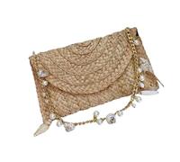 Contemporary Shoulder Bag Cotton Linen Underarm Purse With Organizational Compartments Stylish Everyday Carry, B