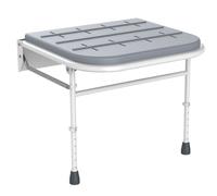 Contemporary Shower Seat with Legs - Grey