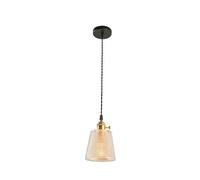 Contemporary Simple Style Pendant Light,Ceiling Lighting Fixtures with Personalized Pattern Glass Lampshade,Copper Adjustable Rope Hanging Lamp,for Kitchen Island, Bedroom Lighting Fixtures Star of