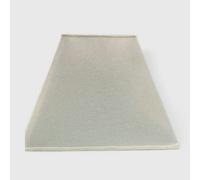 Contemporary & Sleek Soft Fabric Stylish Empire Square Linen 60W Light Fitting Lampshade Table Lamp Wall Pendant Cream 14 Inch