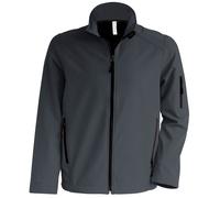 Contemporary Softshell 3 Layer Performance Jacket Kariban Dark Grey S