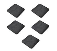Contemporary Square Drink Coasters Water Absorbent Nonslip Cup Mat for Home Decoration PU Leather Ride