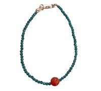 Contemporary Sturdy Beaded Art Elegant Color Contrast Portable Jewelry Decorative Layering Design Retro Mix Beads Stackable, フリーサイズ