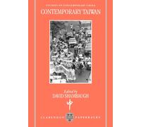 Contemporary Taiwan Oxford University Press Paperback Oxford Univ