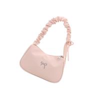 Contemporary Textured Handheld Bag Multi Functional Compartments Practical Fabric Underarm Bag for Work Daily Stylish Nylon Handbag